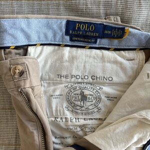 Polo by Ralph Lauren Khaki Stretch Chinos